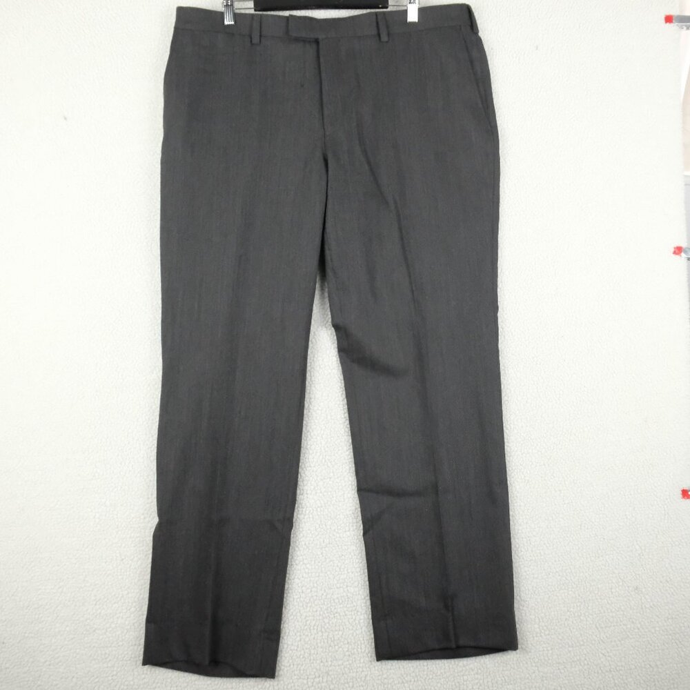 Coppley Dress Pants Mens 40R Dark Gray Dylan Wool Blend Lightweight Formal
